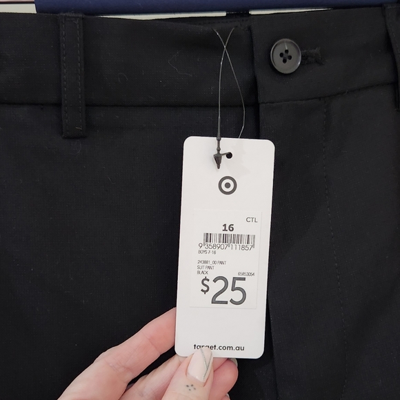 Black Pants Size 16AU Youth/Teen - Picture 3 of 6